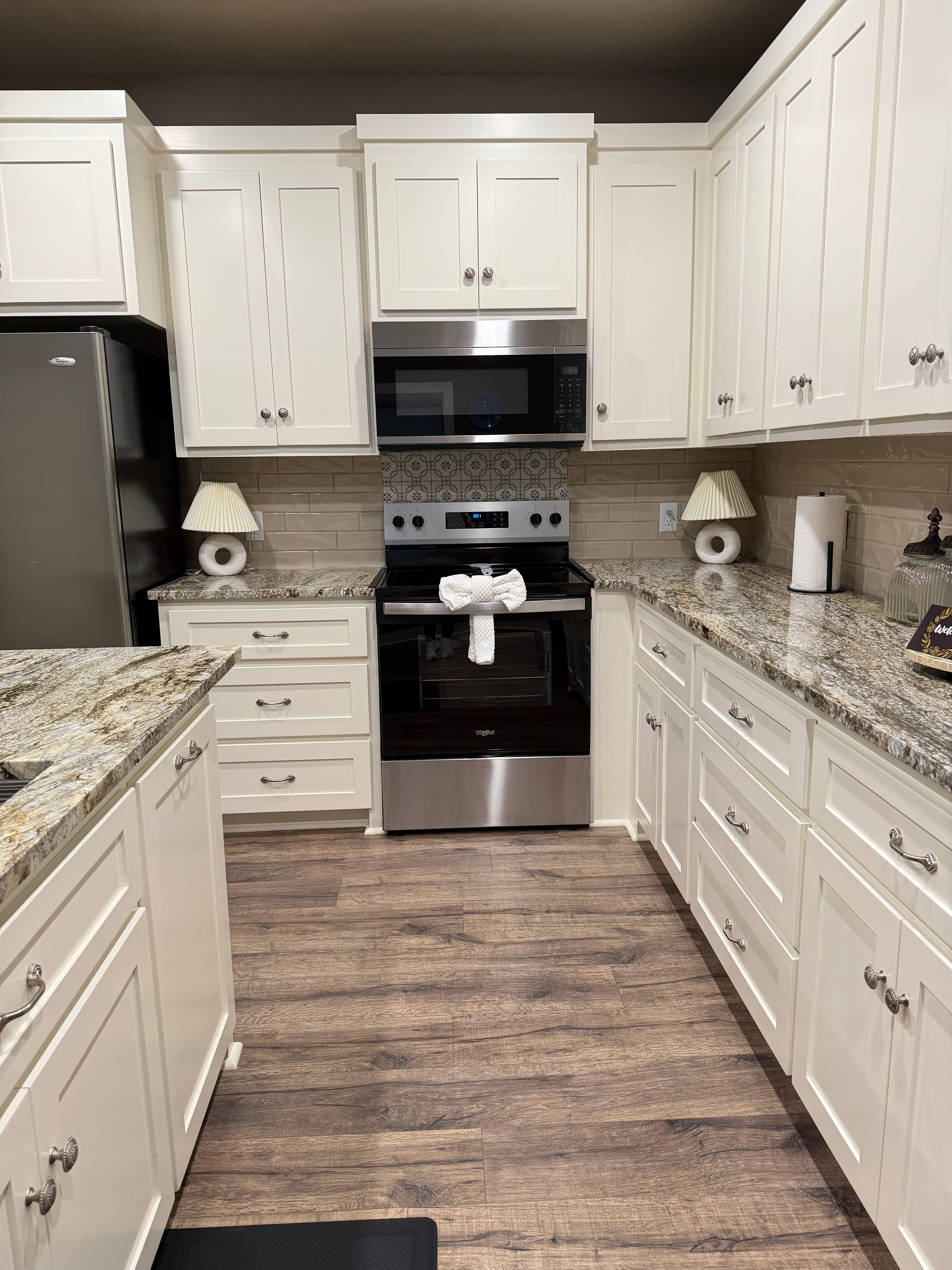 Clean vacation rental living space